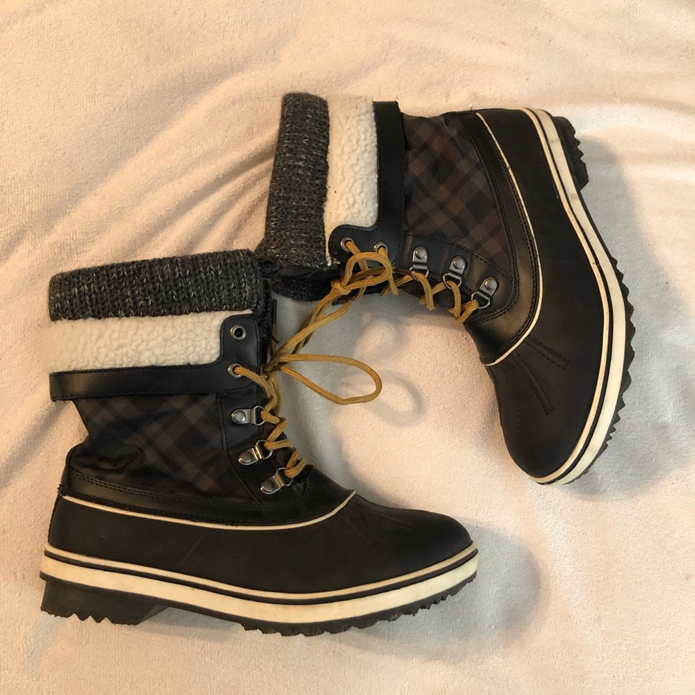 Global Win Winter Snow Waterproof Boots Sz 9